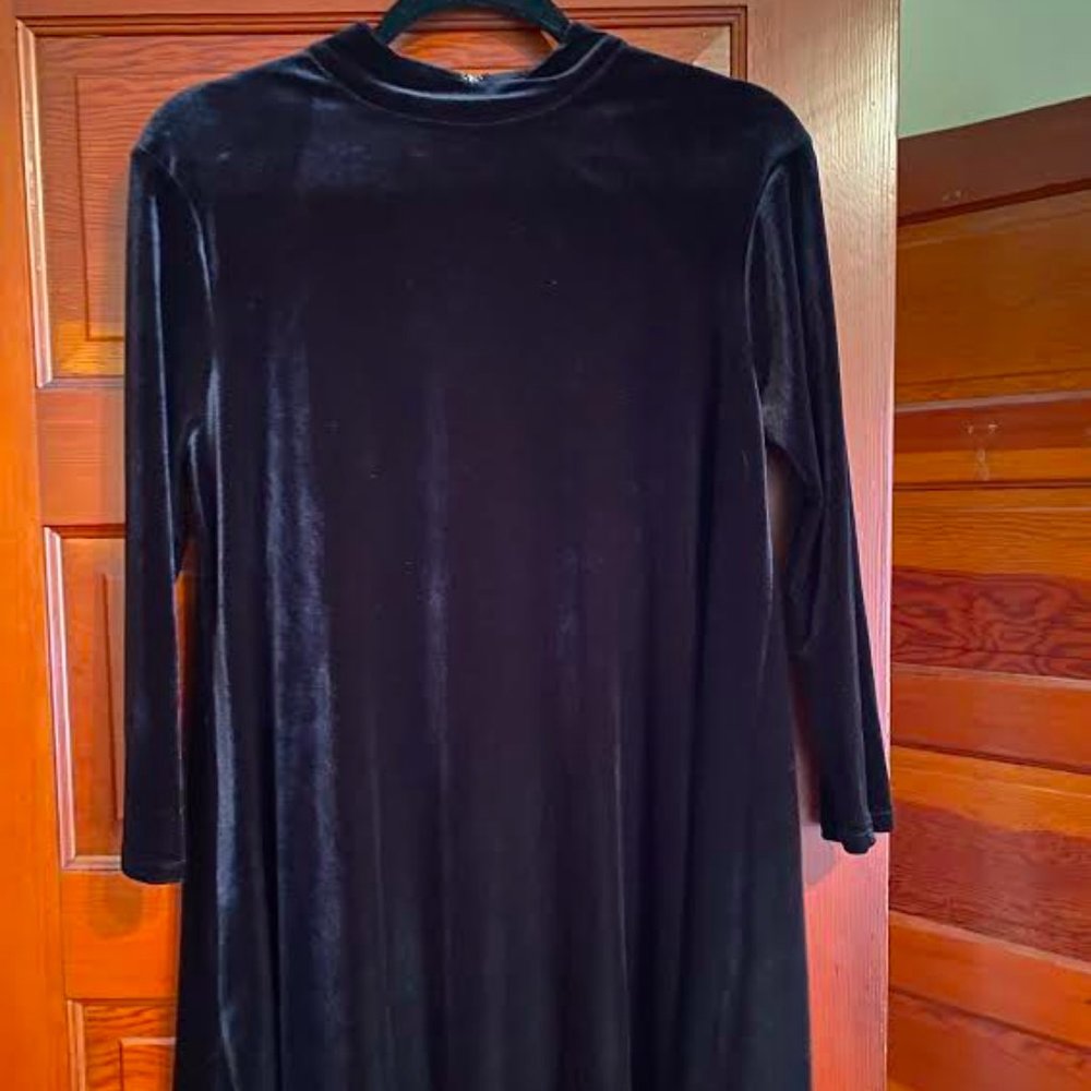 Urban Outfitters Velvet Long Sleeve Dress